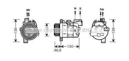   BMW: 1 (E87) 118 D/120 D 0 BWAK319