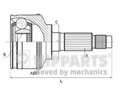  MAZDA 323 1.6/1.8 89]95 . NIPPARTS J2823109 J2823109