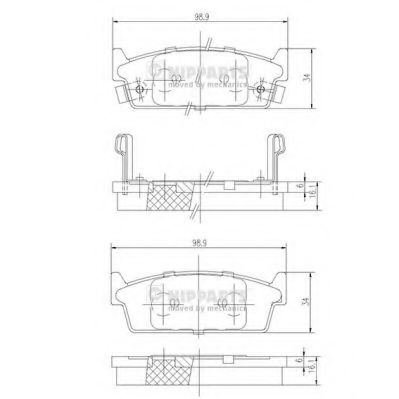   NISSAN 200 SX/LAUREL/CEDRIC/SKYLINE 88-01  J3611024