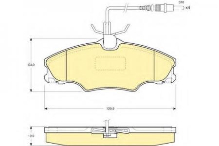   PEUGEOT 406 95-04  6111931