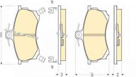   MITSUBISHI CARISMA 1.6-1.9D 95-06  6111971