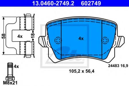    , AUDI: A6 2.0 TDI/2.0 TFSI/2.4/2.4 QUATTRO/2.7 TDI/2.7 TDI QUATTRO/2.8 FSI/2.8 FSI QUATTRO/3.0/3.0 TDI QUATTRO/3.0 TFSI QUATTRO/3.0 QUATTRO/3.2 13.0460-2749.2