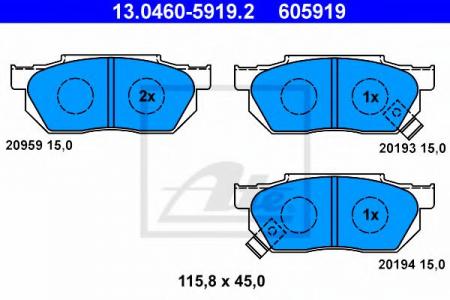    HONDA 13.0460-5919.2