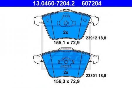    , FORD: FOCUS II 2.5 ST 04-  MAZDA: 3 2.3 MPS 03-09, 3 2.3 MPS TURBO 09-  SAAB: 9-3 1,8T BIOPOWER/1.8 I/1.9 TTID/1.9 TID/2.0 TURBO XWD/2.0 T 13.0460-7204.2