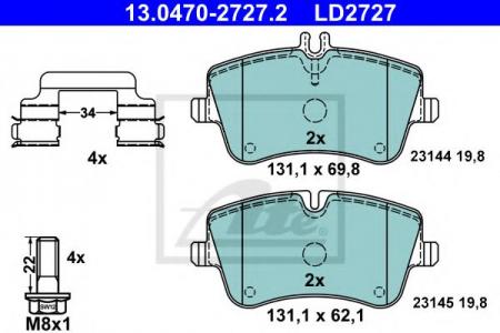   CERAMIC MB W203 13.0470-2727.2