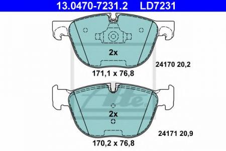  BMW X5 E70 3.0L 2007=> (CERAMIC) 13047072312