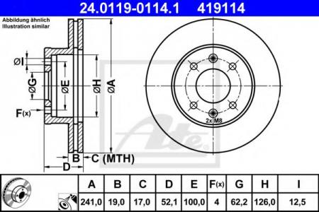   , HY: ACCENT II 1.3/1.5/1.5 CRDI/1.6 00-05, ACCENT  1.3/1.5/1.5 CRDI/1.6 99- 24-0119-0114-1