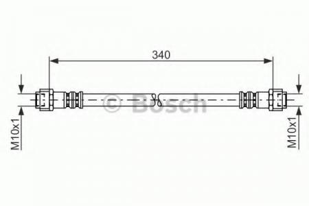 BREMSSCHLAUCH BOSCH 1987476118 1987476118