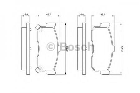 0986461144 (21715) NISSAN MAXIMA QX 2.0-3.0I 95- 0986461144