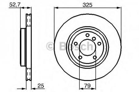   BMW 325, 330 E46 (325X24.9)  0986478012