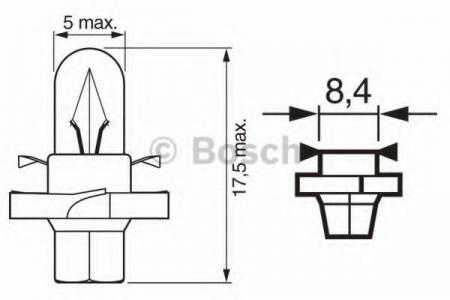   1,2W BX8,4D PURE LIGHT 1987302235