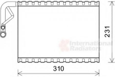 MS S204/W204/C207/W212 LH; EVAPORATOR 3000V544