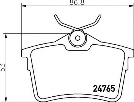     CITRO?N: BERLINGO 08-, BERLINGO   08-  PEUGEOT: 308 CC 09-, 308 SW 07-, PARTNER TEPEE 08-, PARTNER  08- 2476501