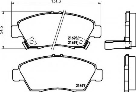     HONDA: CIVIC IV 91-95, CIVIC IV HATCHBACK 91-95, CIVIC IV  94-95, CIVIC V 95-01, CIVIC V HATCHBACK 95-01, JAZZ 02-, LOGO 99-02 2169701