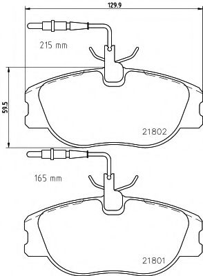     CITROEN: EVASION 94-02, JUMPY 95-, JUMPY   95-,  FIAT: SCUDO COMBINATO 96-, SCUDO  96-, ULYSSE 94-02,  LANCIA: ZETA 95-02 2180101