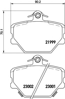     SMART: CABRIO 00-04, CITY-COUPE 98-04, CROSSBLADE 02-, FORTWO CABRIO 04-, FORTWO  04-, ROADSTER 03-, ROADSTER  03- 2199901