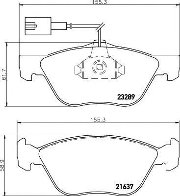     ALFA ROMEO: 145 95-01, 146 95-01, 147 01-, 155 92-97, 156 97-05, 156 SPORTWAGON 00-06, GT 03-, GTV 95-, SPIDER 95-05,  FIAT: BRAVO 95-01 2328902