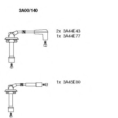  ()   SUBARU IMPREZA 2, 0T 6 / 98-12 / 00 , FORESTER 2, 0T 6 / 98-4 / 01 3A00/140