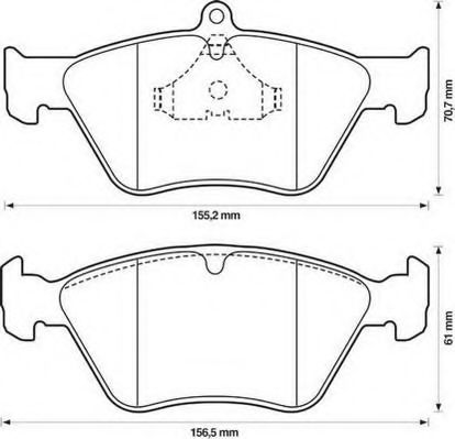     OPEL VECTRA 2, 0 TURBO 2, 5V6; CALIBRA V6 2, 0-2, 5 88-95; OMEGA B 2, 0 94-;SAAB 900 2, 0I-2, 5I V6 93-96 571530J