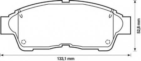    TOYOTA CAMRY / CARINA E / COROLLA / PICNIC / RAV 4 I 1.3 / 1.4 / 1.6 / 1.8 / 2.0 / D-TD / 2.2 / D 6 / 91->; 572333J