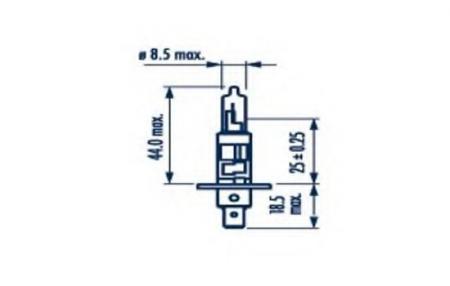  H1 12V 55W P14,5S LONG LIFE 48322