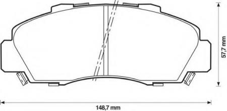   . HONDA ACCORD 2.0-3.0 90-03 / CIVIC 1.8 16V 97-01 572393B