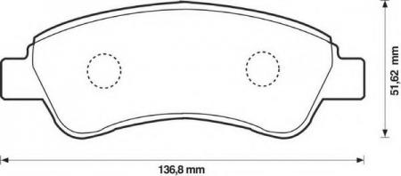   . PEUGEOT 307 1.4I/HDI 00>, CITROEN XSARA 1.4I-2.0HDI 00> 573030B