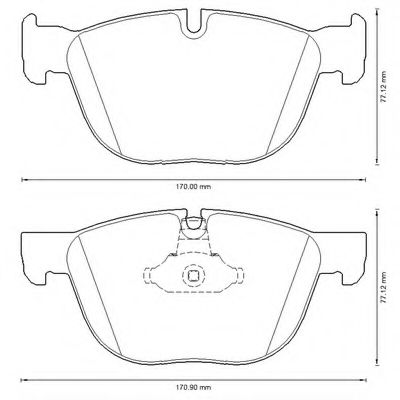 BMW E70/E71 3.0 07> 573300B