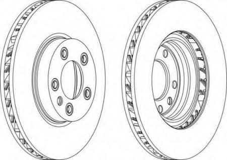 FERODO COAT+ DISC PAIR DDF1591C