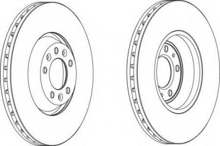 FERODO LV DISC PAIR DDF1274