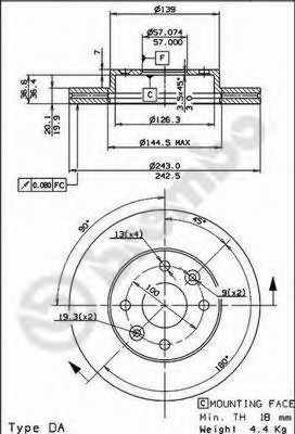    KIA: SEPHIA 95-, SEPHIA  93-, SHUMA 97-01, SHUMA  97-01 09.8656.10