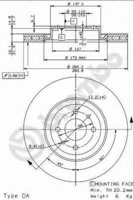    .  ALFA ROMEO 155; FIAT BRAVO / MAREA / COUPE;LANCIA DELTA I II 09.9624.14