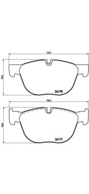     BMW: X5 (E70) 07-, X6 (E71, E72) 08- P06049