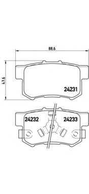    , HONDA: CR-V II 2.0/2.2 CTDI/2.4 VTEC 01-06 P28051