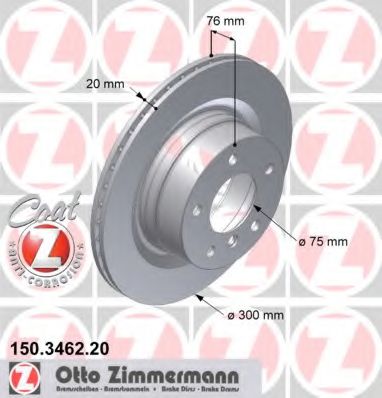   BMW E82/E88 1.8-2.5/1.8D/2.0D 07-   300X20 150.3462.20