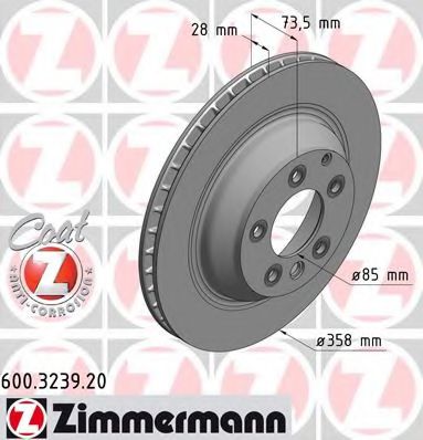 ZIMMERMANN-  AUDI: Q7 06-, PORSCHE: 600.3239.20