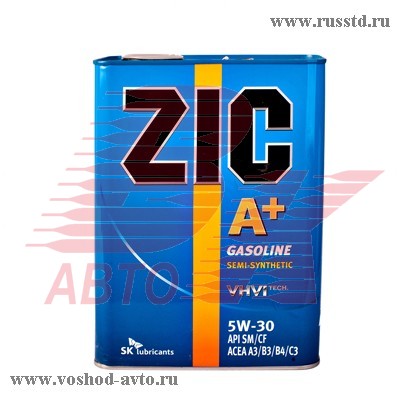   / ZIC A PLUS 5W30 SN  (4)  (4/ ) MB 229.51, VW 502.00/505.00, BMW LL-04 163051 163051