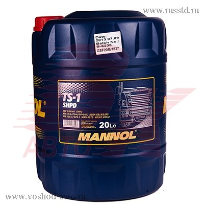  MANNOL TS-1 SAE 15W / 40 SHPD   /  (20)1253 1253