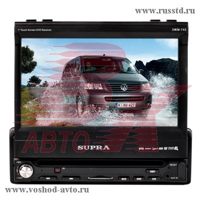  DVD+ 7 SUPRA SWM-745, 450, 1DIN SWM-745