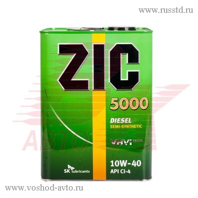 ZIC 5000 10W40 CI-4  . . .  6  173128