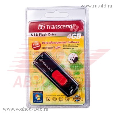  TRANSCEND, 4GB USB 2.0 JETFLASH 500 TS4GJF500