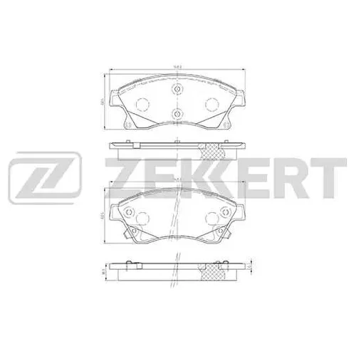  .. CHEVROLET AVEO III 11- CRUZE (J300) 09-/ OPEL ASTRA J 09- FR bs1301